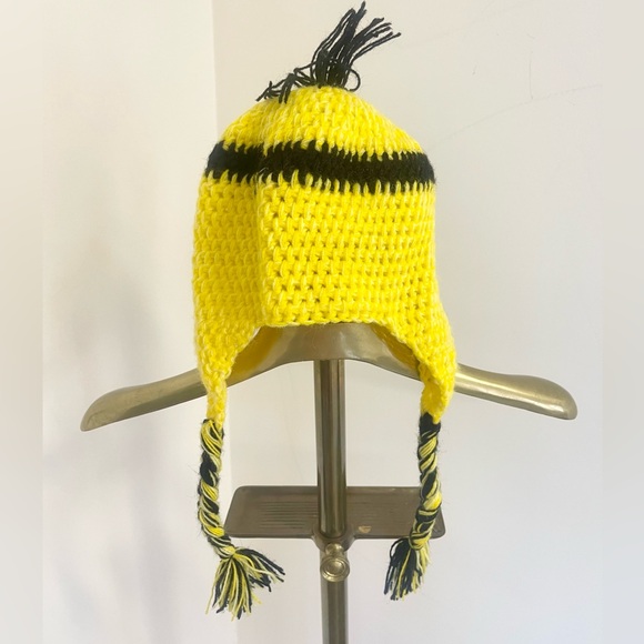 Minion hand crocheted tassel hat! - Picture 3 of 7